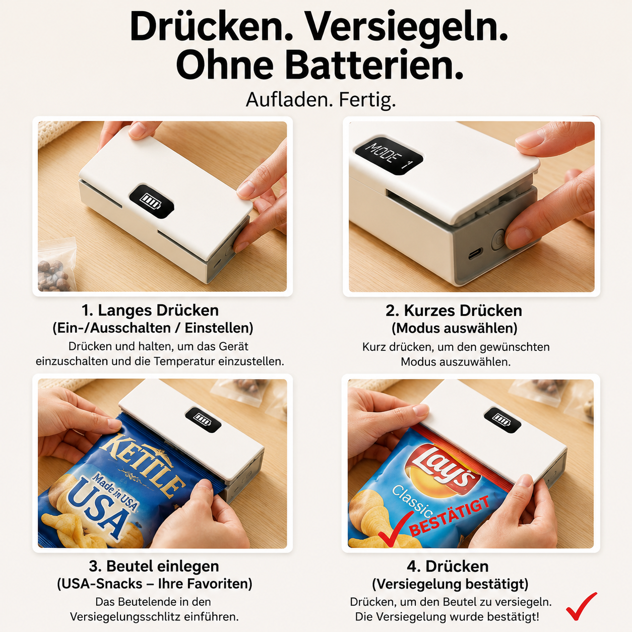 Sealify™ – Der Mini Tüten-Versiegler
